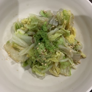 白菜のごまぽん酢かけ